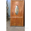 modern decorate door with glass for house